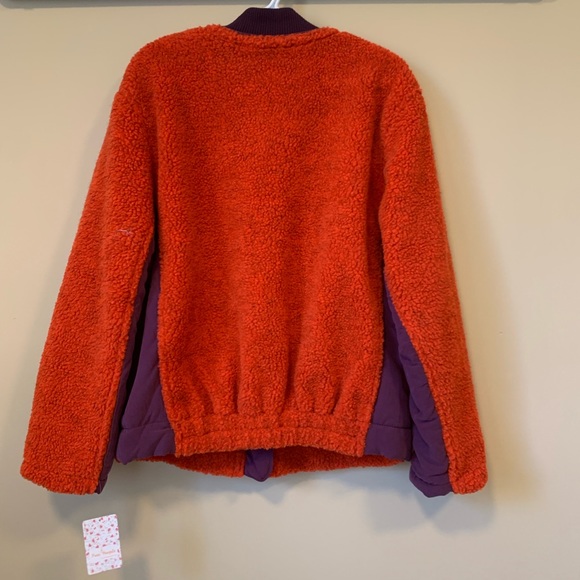 Free People Rivington Sherpa Zip Up Coat Jacket - Picture 3 of 8